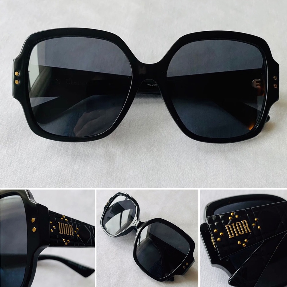 Dior Lady Dior Studs Oversized Sunglasses